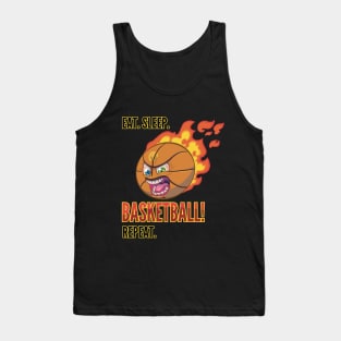 Mad Basketball - Eat Sleep Basketball Repeat Tank Top